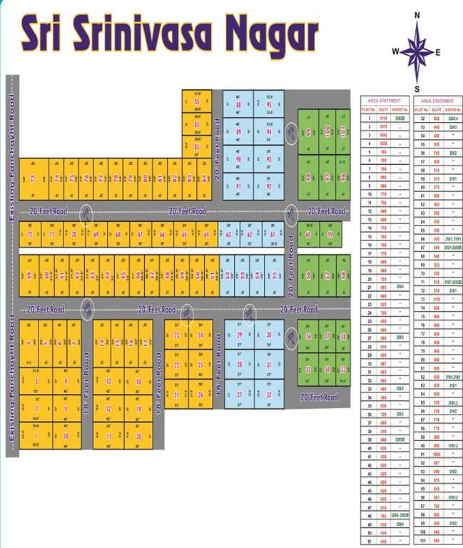 Images for Layout Plan of RV Sri Srinivasa Nagar