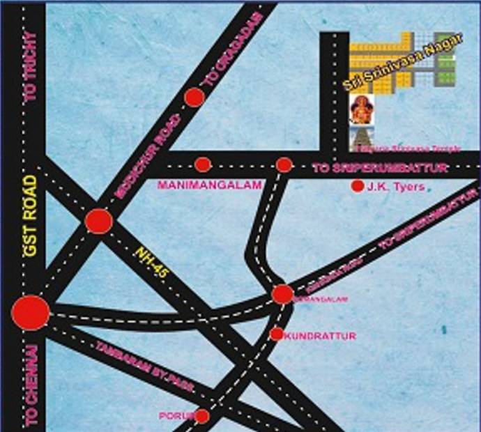 Images for Location Plan of RV Properties Sri Srinivasa Nagar