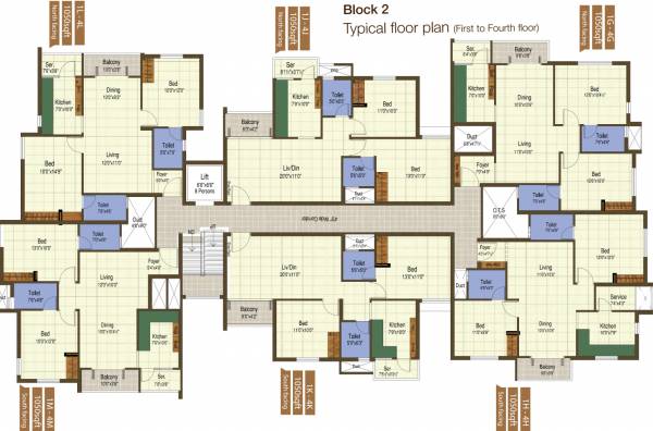 Images for Cluster Plan of Sanjana Emerald Enclave