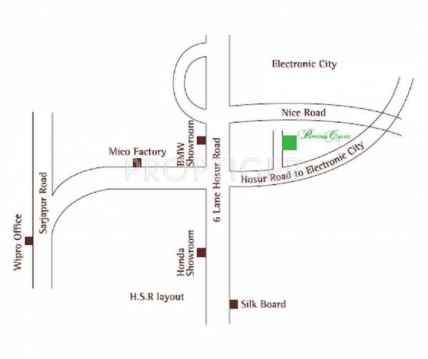 Images for Location Plan of SSR Purnima Classic