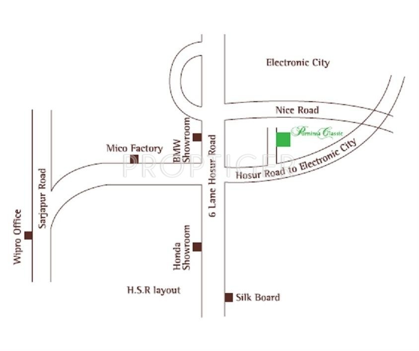 Images for Location Plan of SSR Purnima Classic