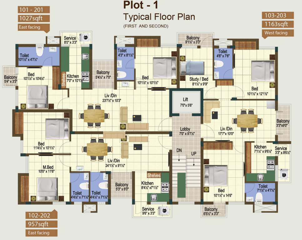 Images for Cluster Plan of Sanjana Apex Enclave
