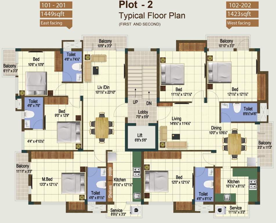 Images for Cluster Plan of Sanjana Apex Enclave