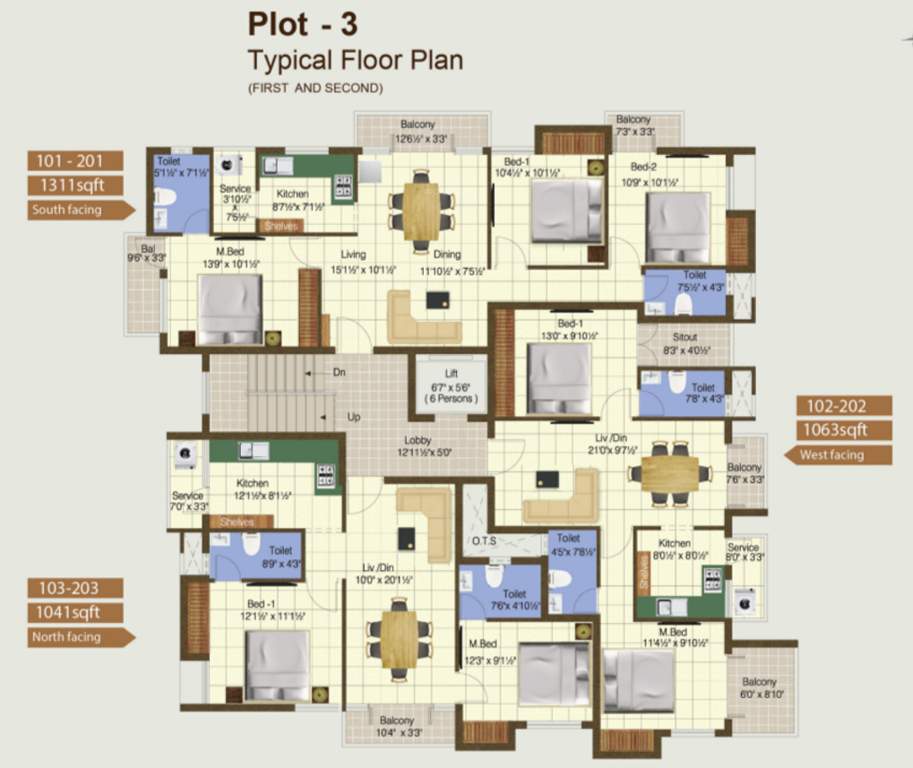 Images for Cluster Plan of Sanjana Apex Enclave