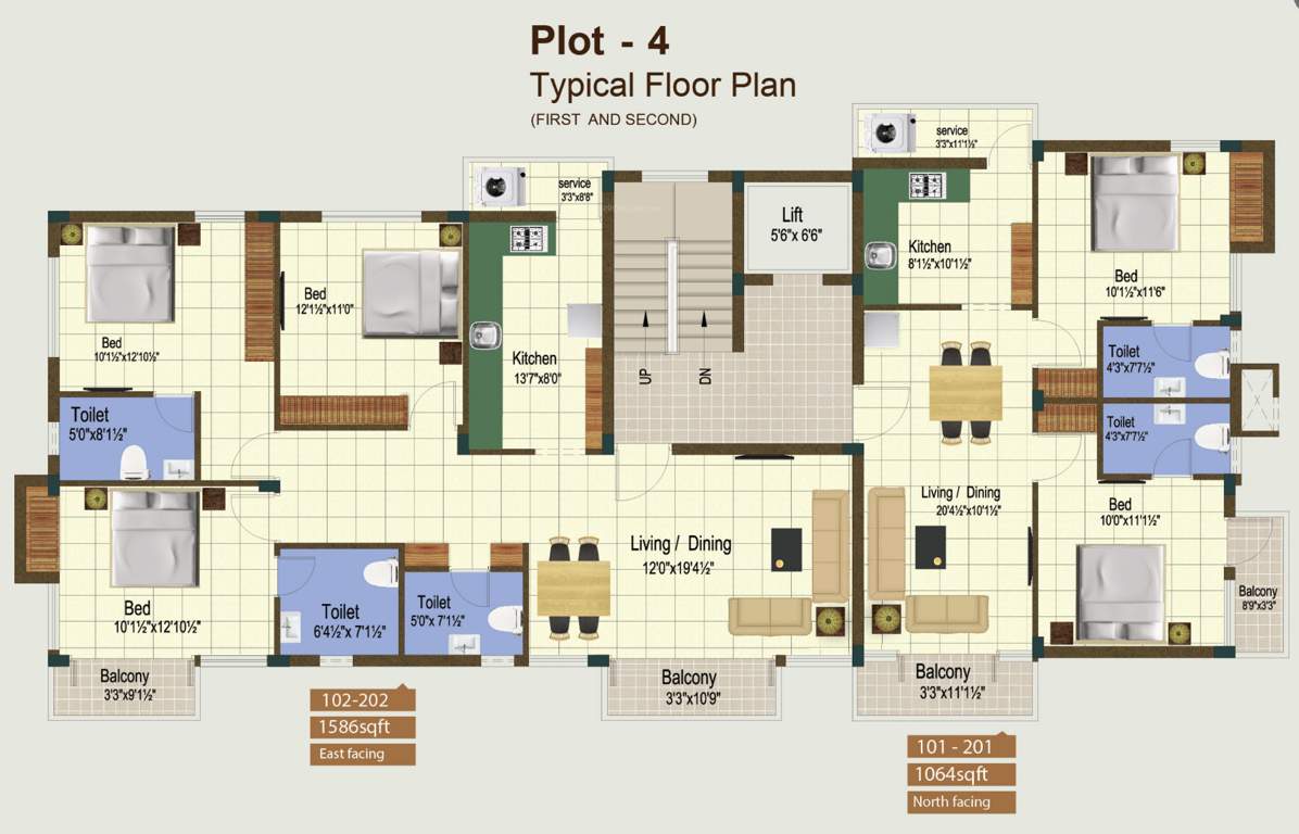 Images for Cluster Plan of Sanjana Apex Enclave