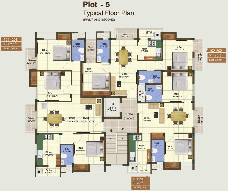 Images for Cluster Plan of Sanjana Apex Enclave