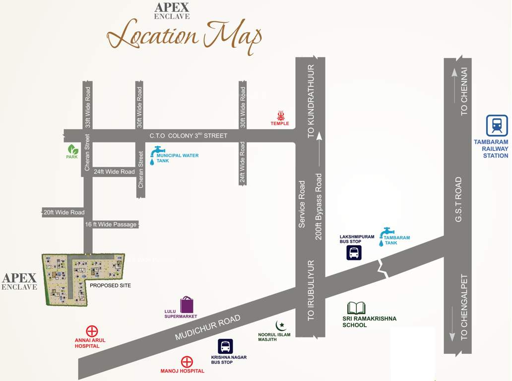 Images for Location Plan of Sanjana Apex Enclave