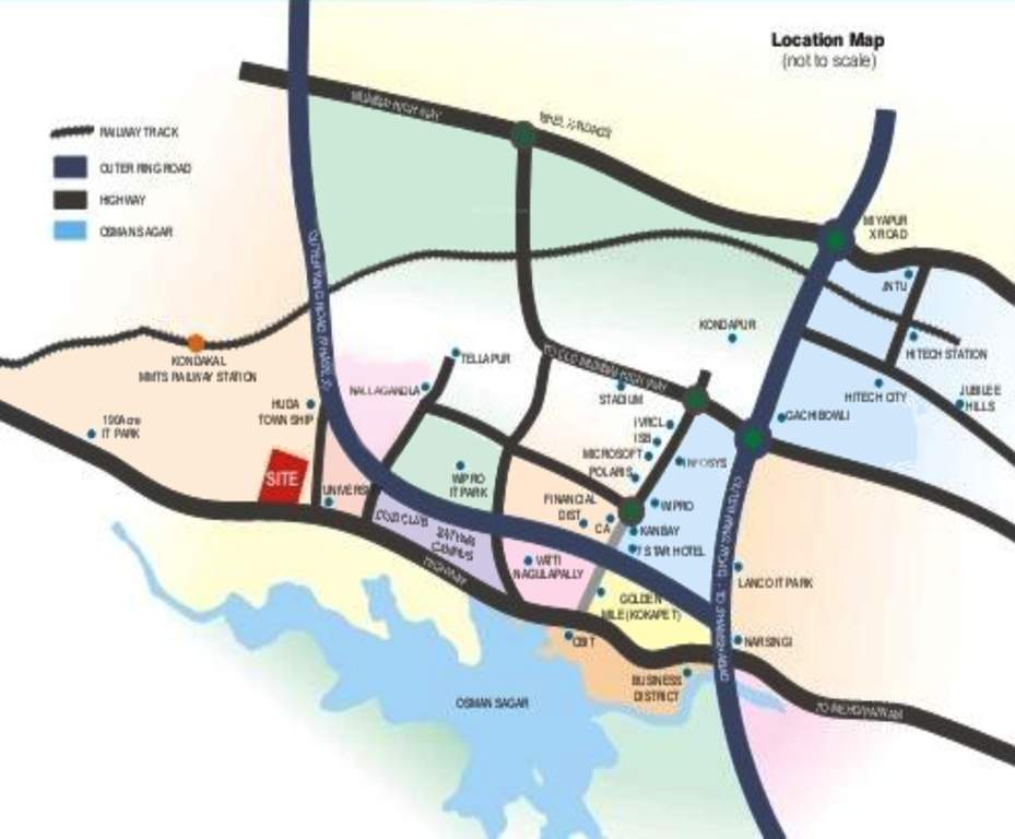 westend greens Images for Location Plan of Lifestyle Westend Greens
