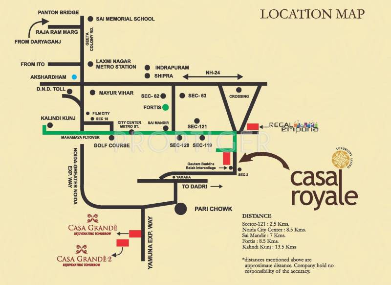  casa-royale-and-sanskriti Images for Location Plan of Earthcon Casa Royale