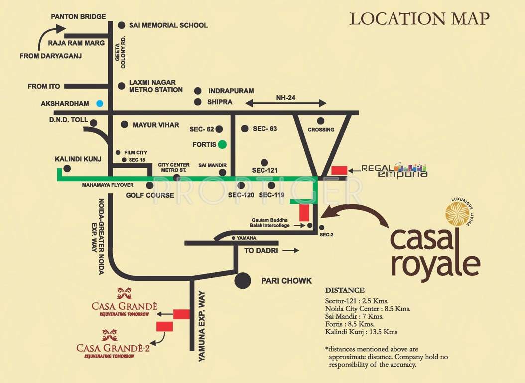  casa royale and sanskriti Images for Location Plan of Earthcon Casa Royale