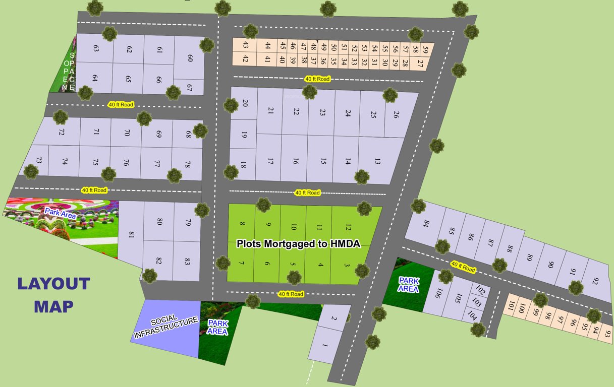 Images for Layout Plan of Amrutha Maitri Enclave
