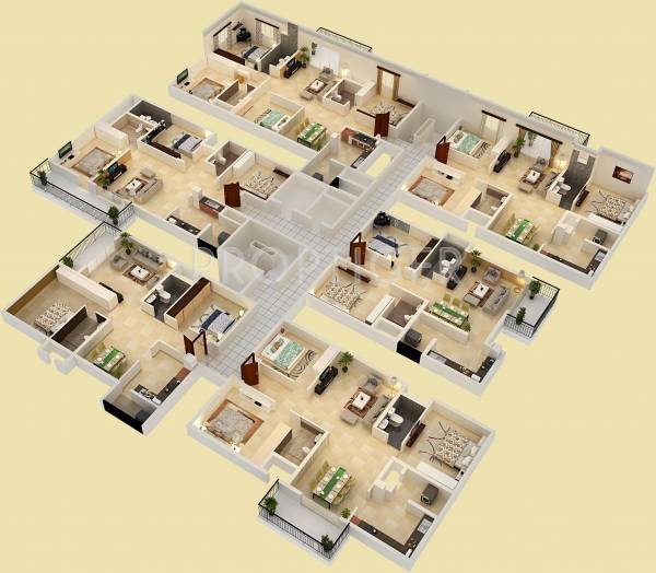 Images for Cluster Plan of Mahendra Elena