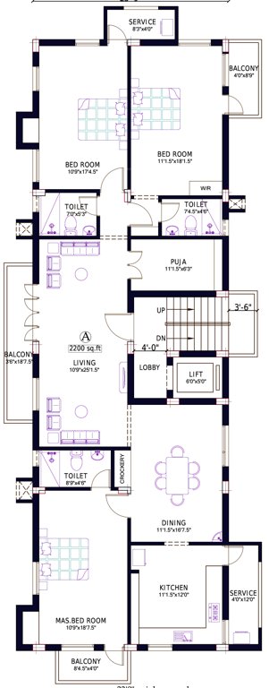 Images for Cluster Plan of Pushkar Neela Kalidas