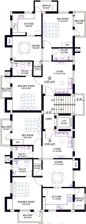 Images for Cluster Plan of Pushkar Neela Kalidas
