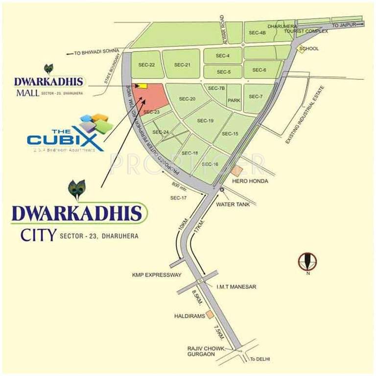  the cubix Images for Location Plan of Dwarkadhish The Cubix