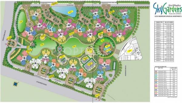 Images for Layout Plan of Shri Radha Sky Gardens