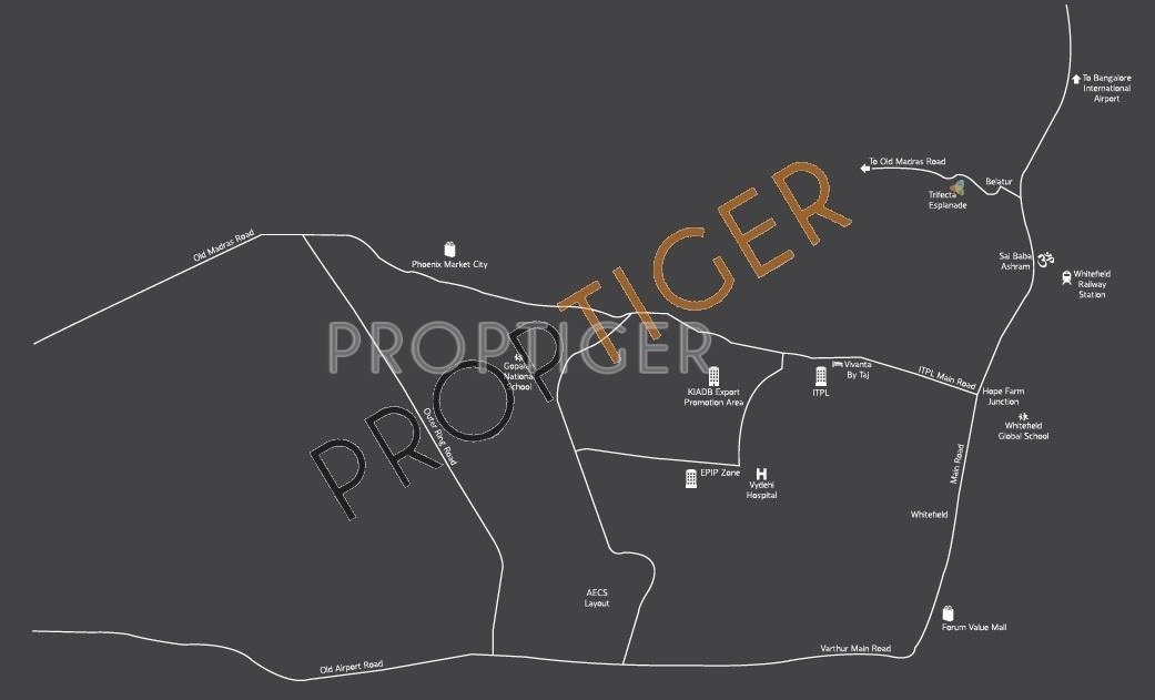  esplanade Images for Location Plan of Trifecta Esplanade