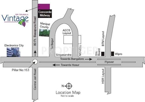 Images for Location Plan of Amigo Sri Tirumala Vintage