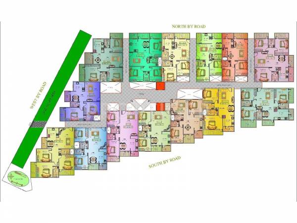 Mahaghar Properties Kings and Queen Layout Plan
