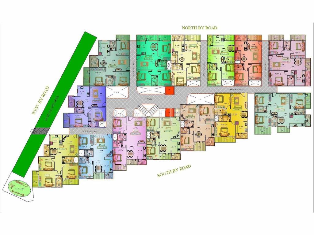 Mahaghar Properties Kings and Queen Layout Plan
