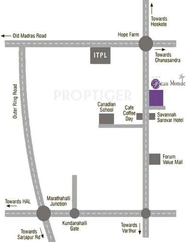 beau-monde Images for Location Plan of Adithya Beau Monde