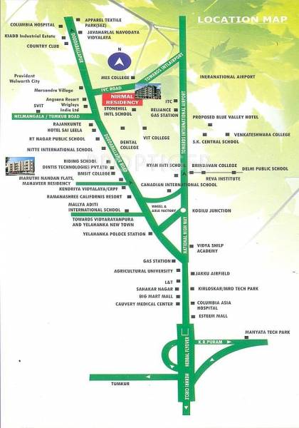Arihant Developers Nirmal Residency Location Plan