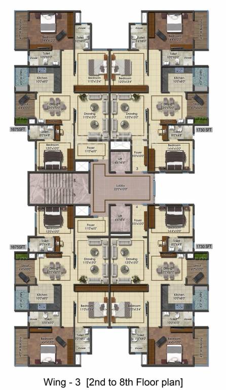 Images for Cluster Plan of DSR Eden Greens