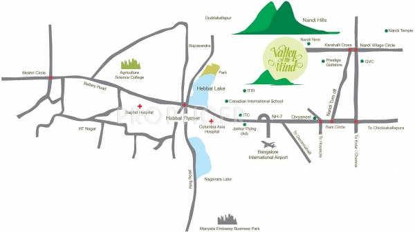 Images for Location Plan of DivyaSree Valley Of The Wind