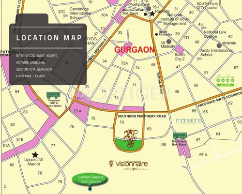 Images for Location Plan of BPTP Visionnaire Homes visionnaire-homes Images for Location Plan of BPTP Visionnaire Homes