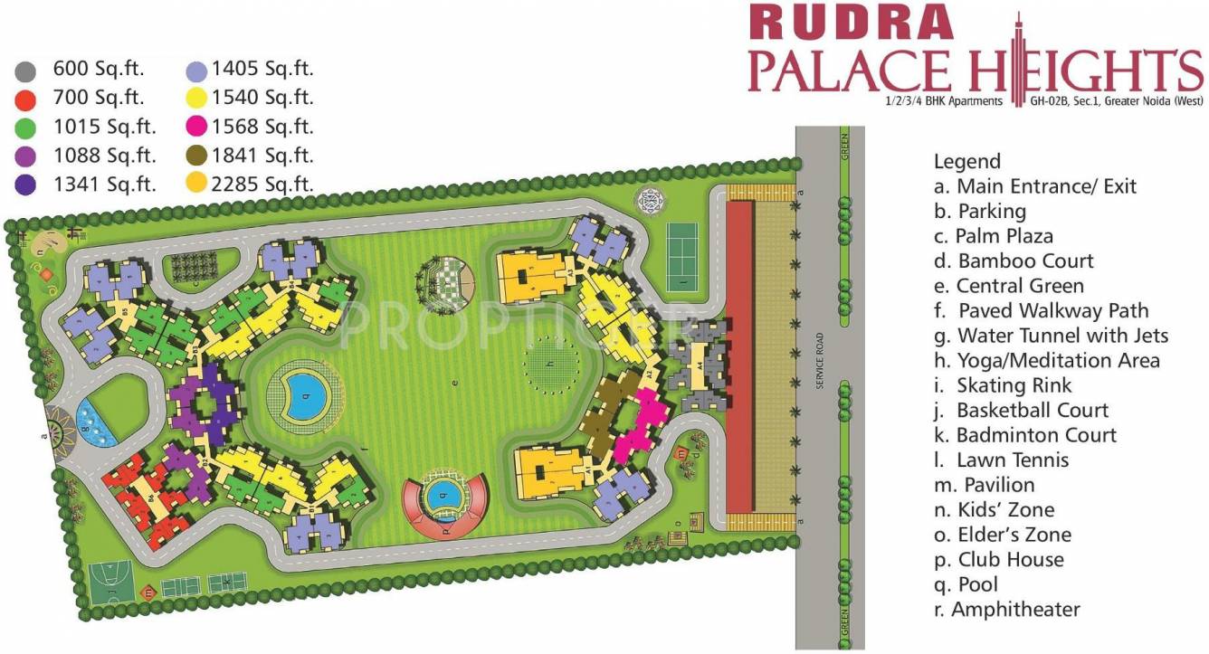 Images for Layout Plan of Rudra Palace Heights