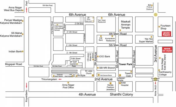 Images for Location Plan of Maxis Rajam