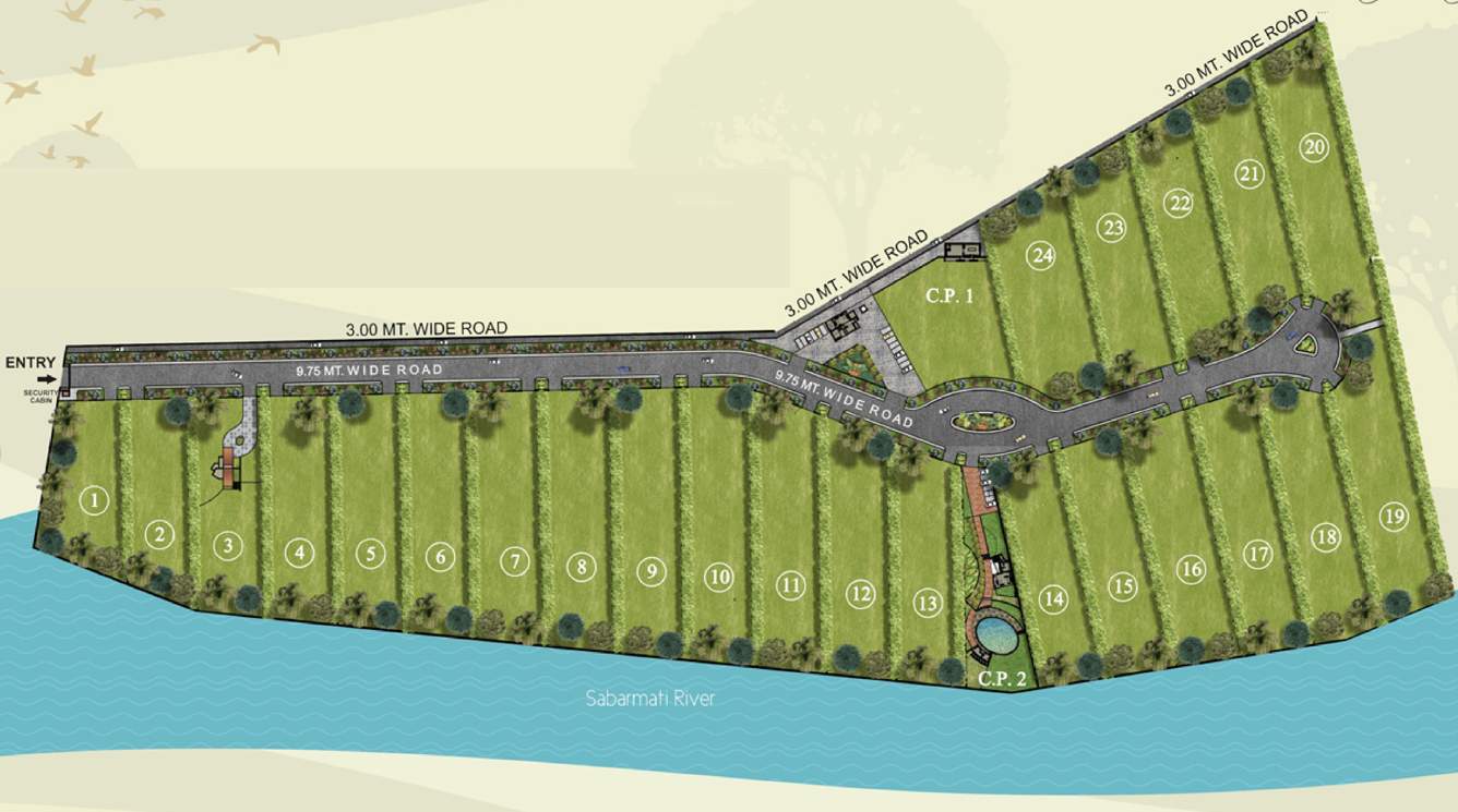 Images for Layout Plan of Aavkar River Retreat