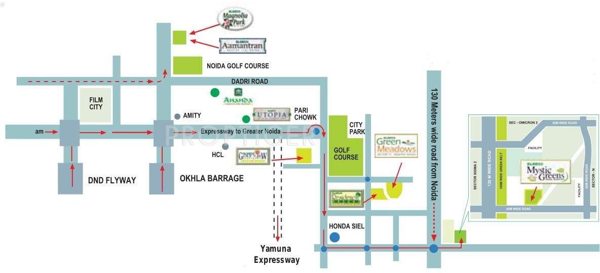  mystic greens Images for Location Plan of Eldeco Mystic Greens
