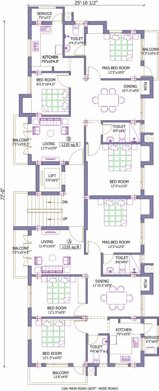 Images for Cluster Plan of Pushkar Parameshwar