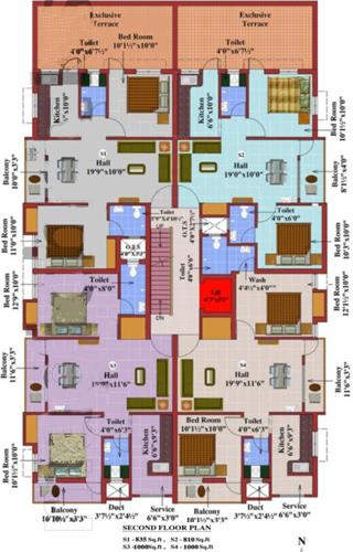 Images for Cluster Plan of A P Sai Krupa Residency