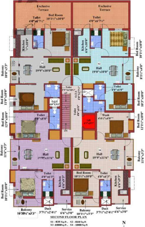 Images for Cluster Plan of A P Sai Krupa Residency