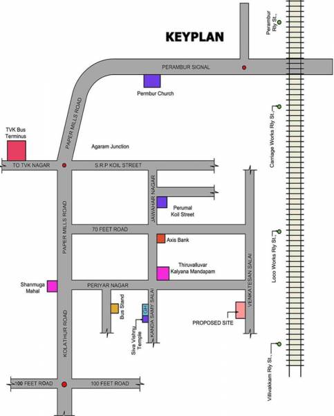 Images for Location Plan of A P Sai Krupa Residency