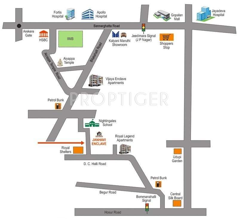  enclave Images for Location Plan of Janhavi Enclave