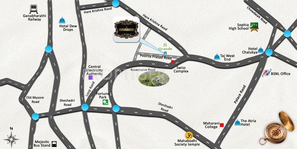 JS Homes Grande Location Plan