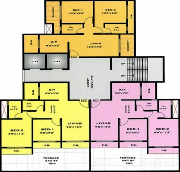 Images for Cluster Plan of S R A R Heights