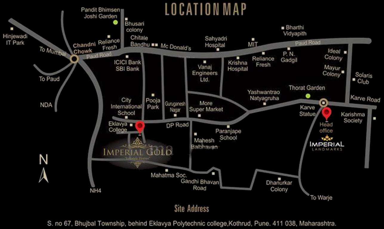 gold Images for Location Plan of Imperial Gold