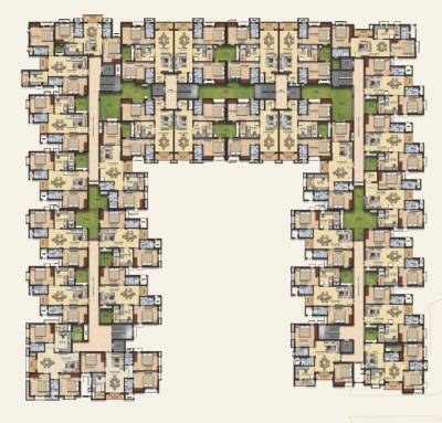 Wing A,B,C,D,E,F Cluster Plan For Typical Floor Plan midland Wing A,B,C,D,E,F Cluster Plan For Typical Floor Plan