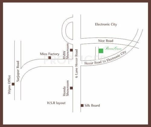 Navakiran Infratech Purnima Classic Location Plan