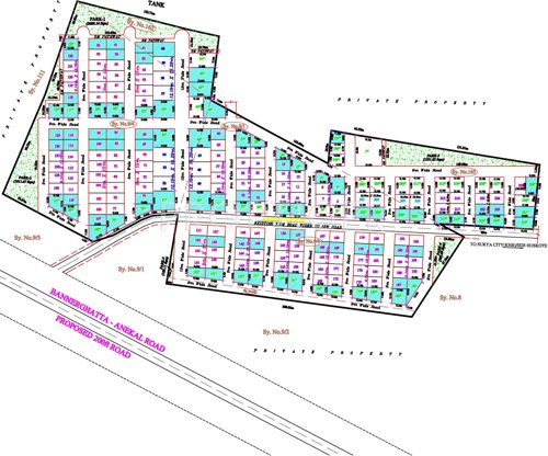 Images for Master Plan of Abhaya Lake Shore Villas