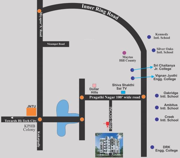 Images for Location Plan of Sai Shraddha Sai Hill Top