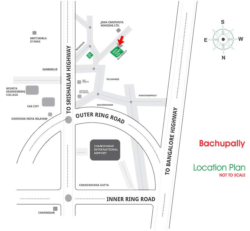 Images for Location Plan of Kapil Bachupally Homes