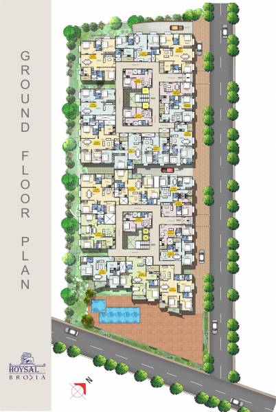 Images for Cluster Plan of Hoysala Broxia