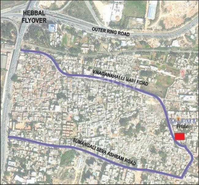 Mahima Groups Pride Location Plan