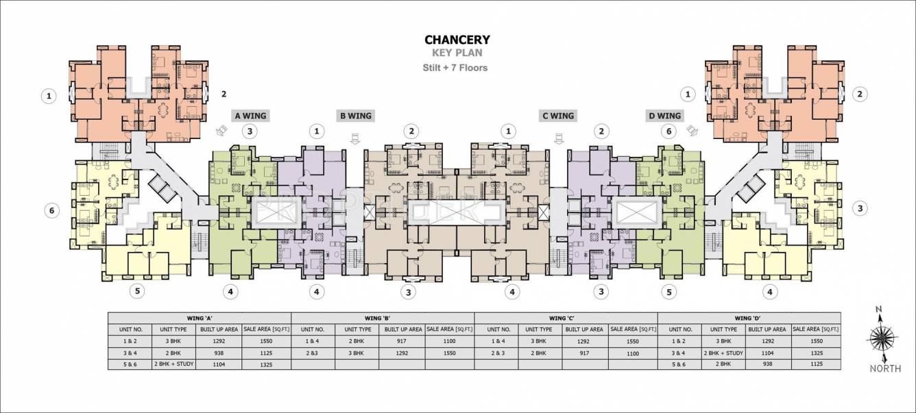  chancery A WING Cluster Plan