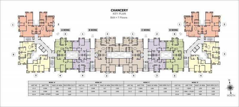  chancery A WING Cluster Plan